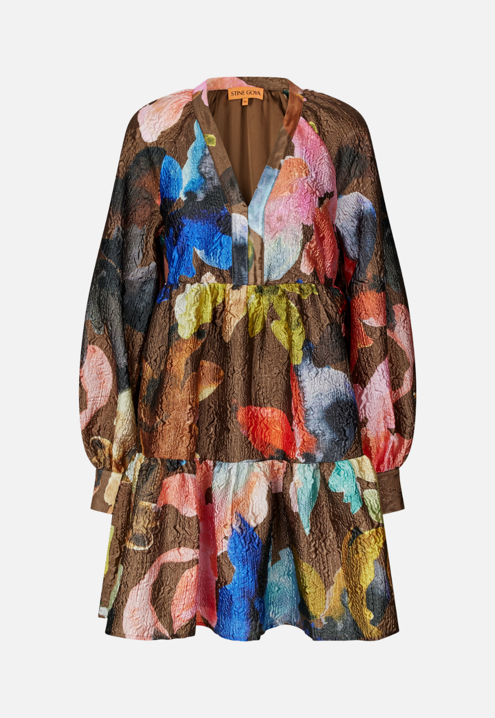 שמלת מיני ארוכה לנשים Aquarelle Garden