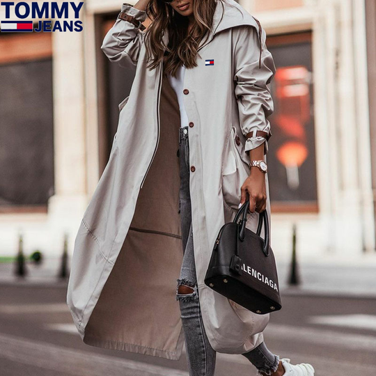 Dam – Lång Kappa med Huva