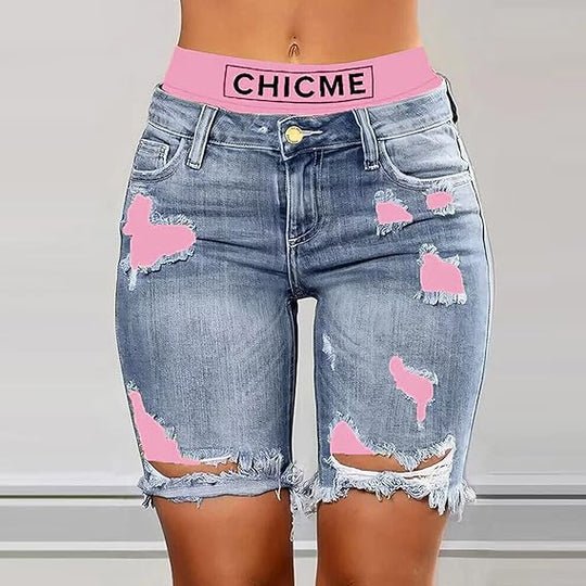 PATCHFUSION - PANTALONI SCURȚI PENTRU FEMEI