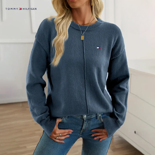 Lös passform – Rundhalsad Tröja