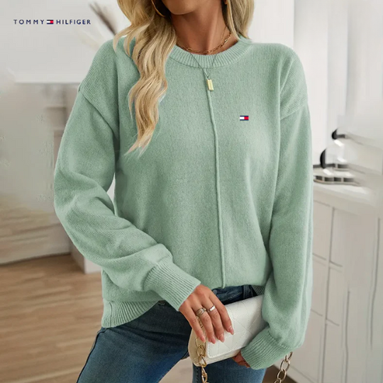 Lös passform – Rundhalsad Tröja