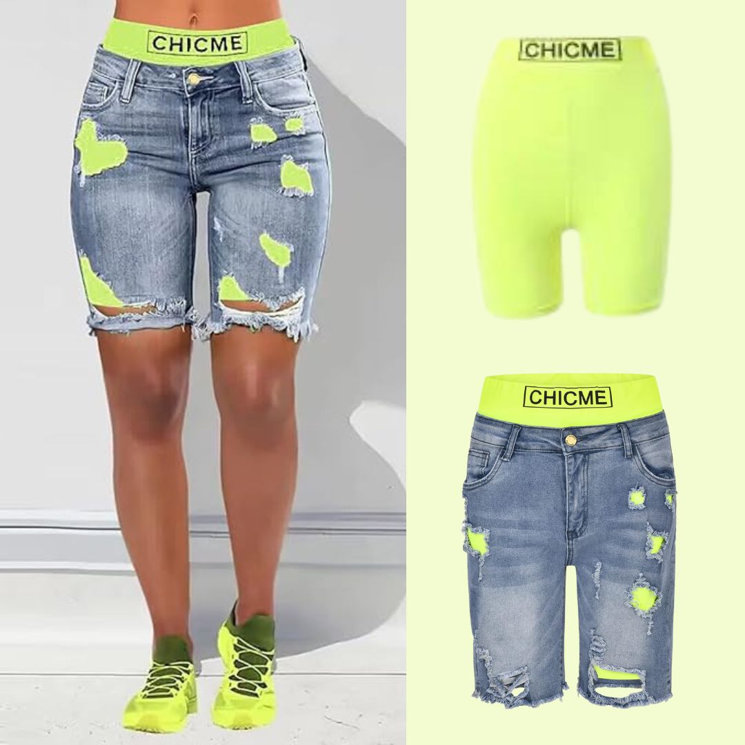 PATCHFUSION - PANTALONI SCURȚI PENTRU FEMEI