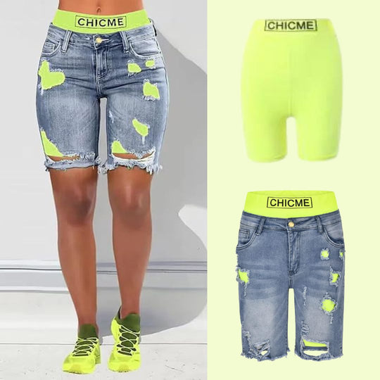 PATCHFUSION - PANTALONI SCURȚI PENTRU FEMEI