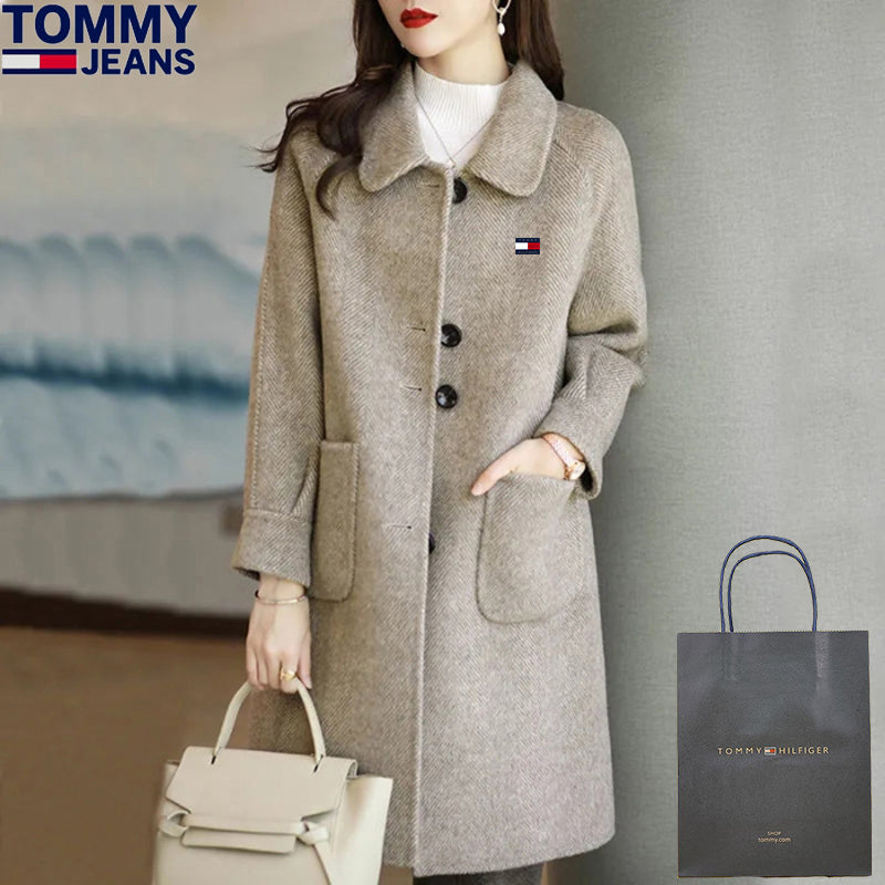 Lång Avslappnad Kashmirkappa