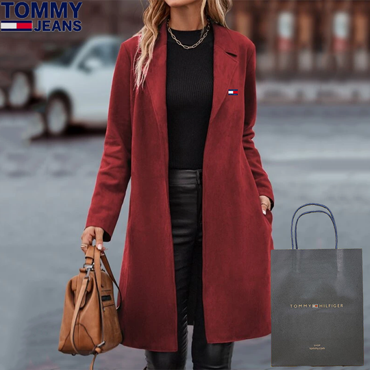 Avslappnad Lång Kashmirkappa